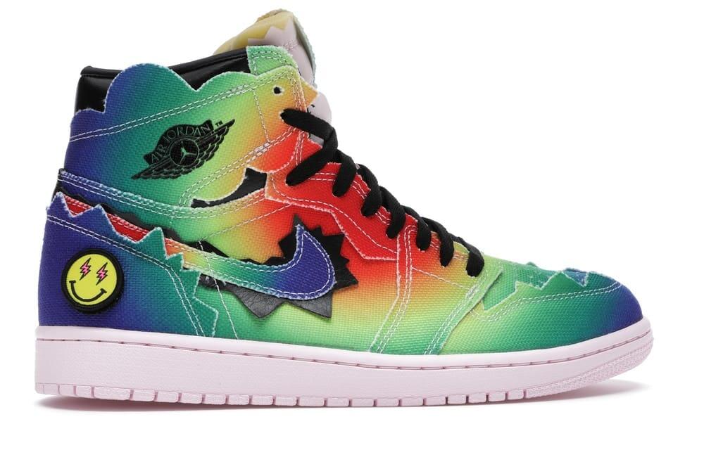 Men's Running weapon J Balvin x Air Jordan 1 Shoes 043